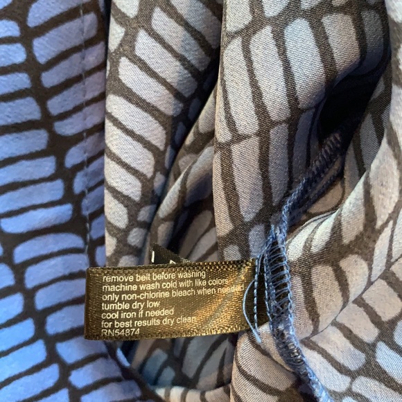 The limited blue and navy shirt dress - Picture 9 of 9